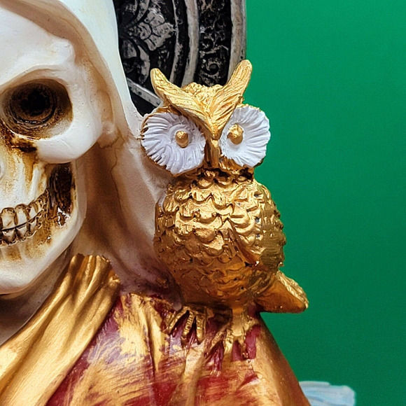 SANTA MUERTE 7 color Statue 12", 7 color Candle Fixed & incense Altar Bundle - Picture 12 of 16